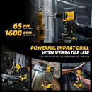 Atornillador Taladro de Impacto Inalámbrico DEWALT DCD805 20V MAX