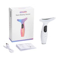 Masajeador Facial y de Cuello LED de 7 Colores – Reafirma, Esculpe y Rejuvenece la Piel