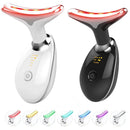 Masajeador Facial y de Cuello LED de 7 Colores – Reafirma, Esculpe y Rejuvenece la Piel