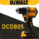 Atornillador Taladro de Impacto Inalámbrico DEWALT DCD805 20V MAX