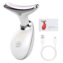 Masajeador Facial y de Cuello LED de 7 Colores – Reafirma, Esculpe y Rejuvenece la Piel