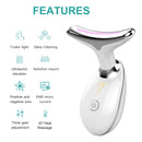 Masajeador Facial y de Cuello LED de 7 Colores – Reafirma, Esculpe y Rejuvenece la Piel